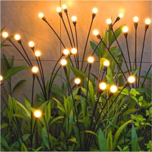 TONULAX Photo voltaic Backyard Lights – Enhanced Photo voltaic Swaying Gentle that Strikes with the Wind, Perfect for Outside Lighting, Yard, Patio, and Pathway Decor, That includes Versatile Iron Wire and…